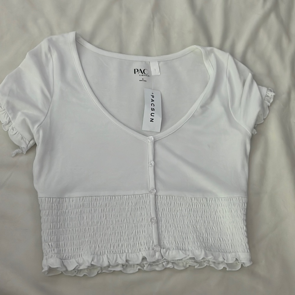 white pacsun top